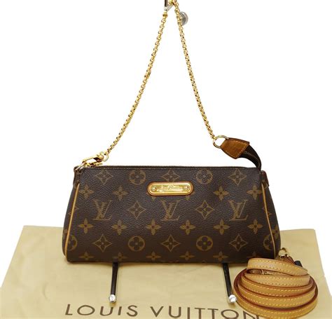 louis vuitton purse black monogram|louis vuitton monogram canvas eva.